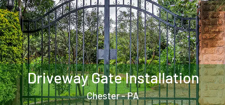 Driveway Gate Installation Chester - PA